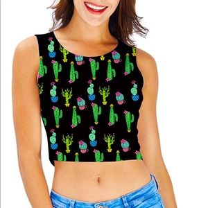 Cactus Crop Top